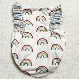 Baby girl rainbow bubble 0/3 month